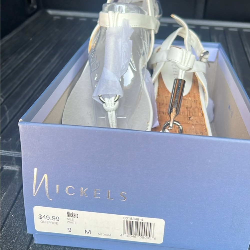 Nickels Elegant White Sandals